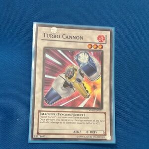 Yugioh Card Turbo Cannon Fire Type Monster 1996 Shiny NWOTS